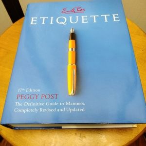 - EMILY POSTS ETIQUETTE 17TH EDITION PEGGY POST 876 PAGES NEW